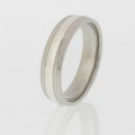Platinum and 18ct white gold wedding ring.