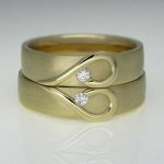 His and hers heart rings