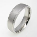 Palladium man's wedding ring